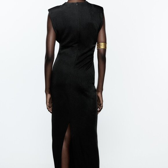 Zara Draped Midi Dress - Picture 12 of 12